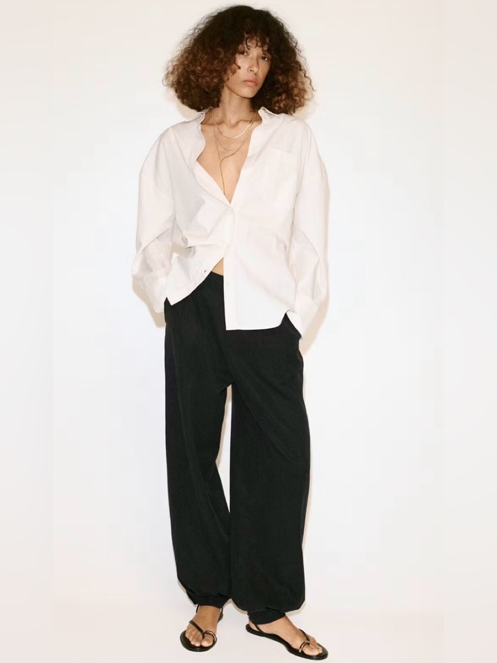 Mango balloon pants